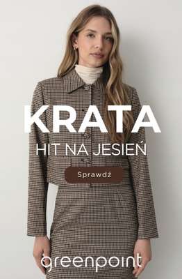 Greenpoint - gazetka promocyjna Ubrania w kratę – hit na jesień od poniedziałku 31.08 