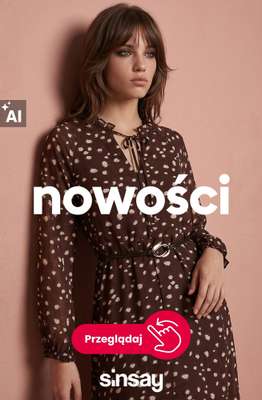 Sinsay - gazetka promocyjna Nowości w Sinsay! od poniedziałku 31.08 
