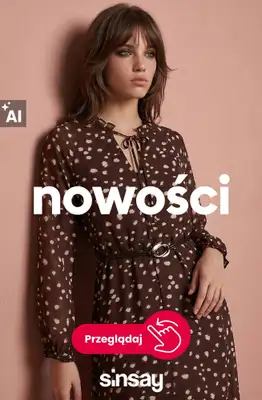 Sinsay - gazetka promocyjna Nowości w Sinsay! od poniedziałku 31.08 