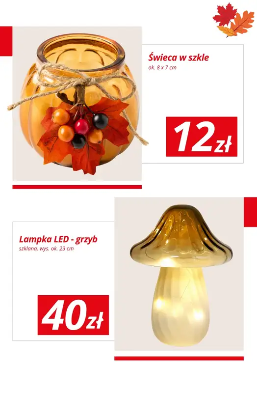 KiK - gazetka promocyjna Jesienne dekoracje w KiK od wtorku 01.09 do niedzieli 06.09 - strona 13