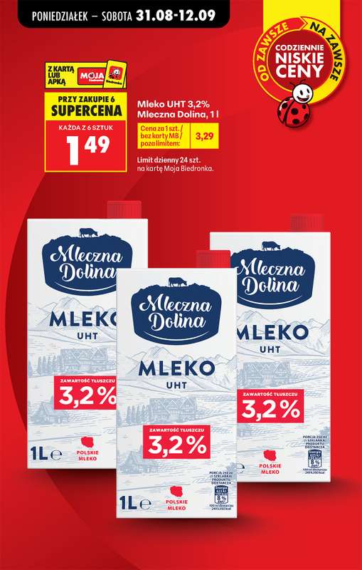 Biedronka - gazetka promocyjna Od poniedziałku od poniedziałku 31.08 do soboty 05.09 - strona 2