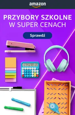 Amazon - gazetka promocyjna Przybory szkolne w super cenach od poniedziałku 31.08 do czwartku 03.09