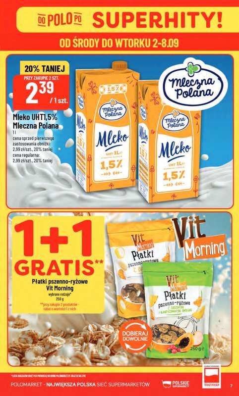 POLOmarket - gazetka promocyjna Gazetka od środy 02.09 do wtorku 08.09 - strona 7