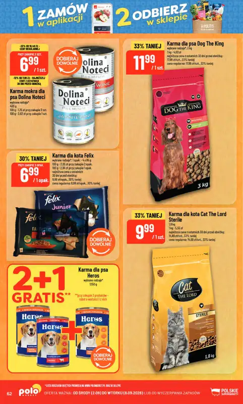 POLOmarket - gazetka promocyjna Gazetka od środy 02.09 do wtorku 08.09 - strona 62