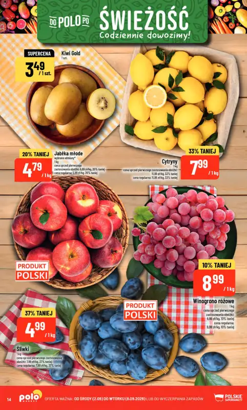 POLOmarket - gazetka promocyjna Gazetka od środy 02.09 do wtorku 08.09 - strona 14