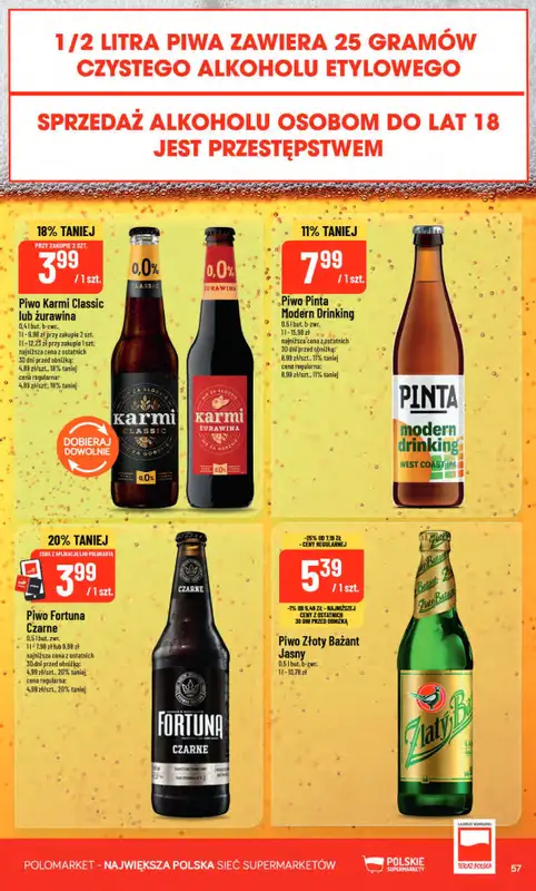 POLOmarket - gazetka promocyjna Gazetka od środy 02.09 do wtorku 08.09 - strona 57