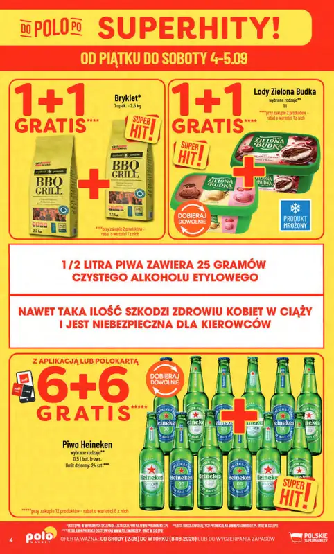 POLOmarket - gazetka promocyjna Gazetka od środy 02.09 do wtorku 08.09 - strona 4