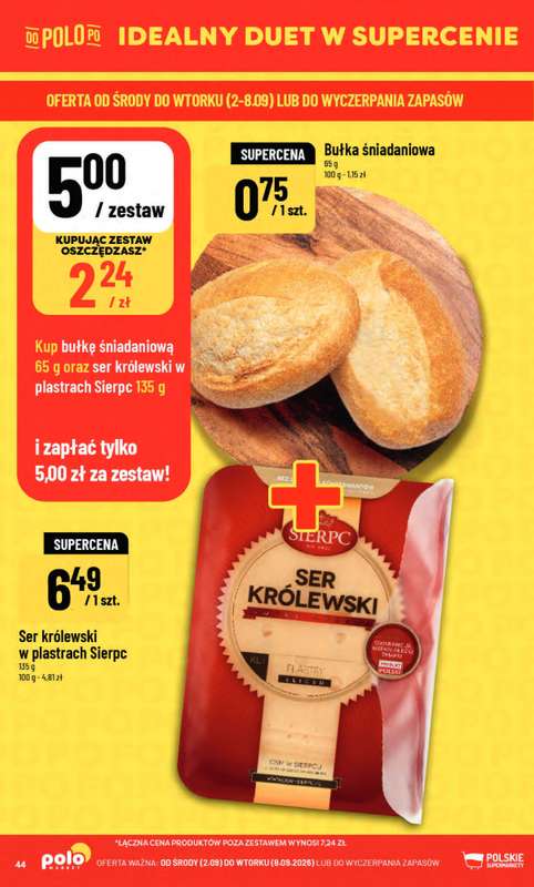 POLOmarket - gazetka promocyjna Gazetka od środy 02.09 do wtorku 08.09 - strona 44