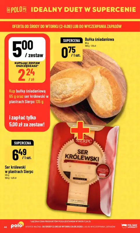 POLOmarket - gazetka promocyjna Gazetka od środy 02.09 do wtorku 08.09 - strona 44