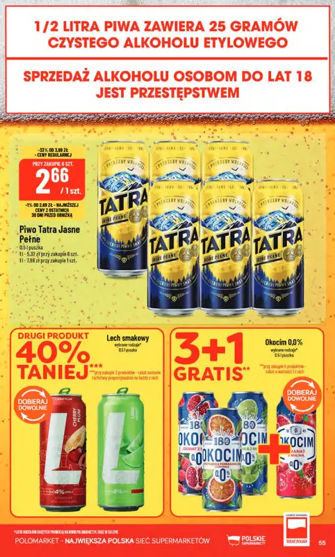 POLOmarket - gazetka promocyjna Gazetka od środy 02.09 do wtorku 08.09 - strona 55