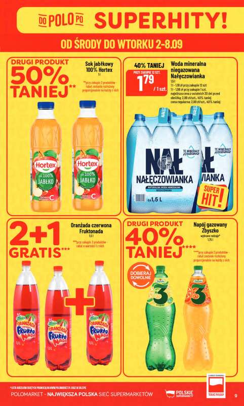 POLOmarket - gazetka promocyjna Gazetka od środy 02.09 do wtorku 08.09 - strona 9