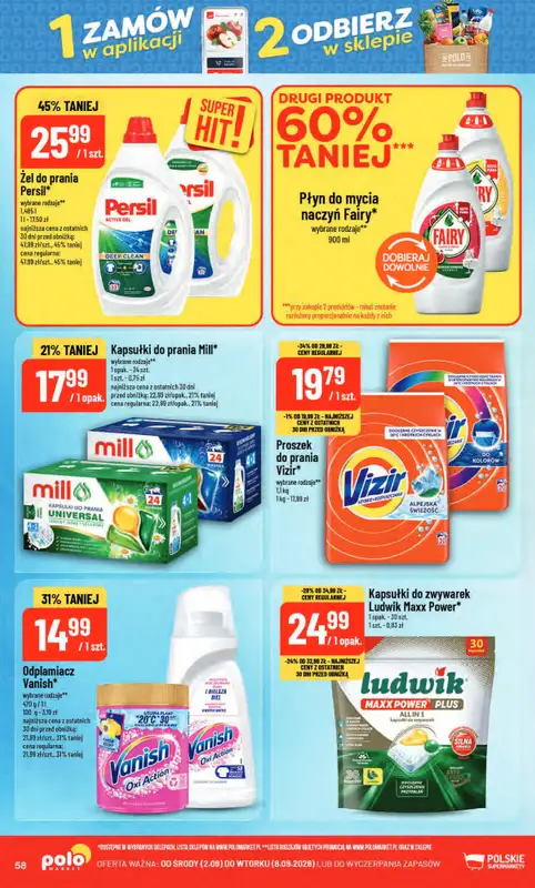 POLOmarket - gazetka promocyjna Gazetka od środy 02.09 do wtorku 08.09 - strona 58