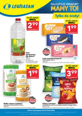 LEWIATAN - gazetka promocyjna W wielopakach taniej! od czwartku 03.09 do środy 09.09