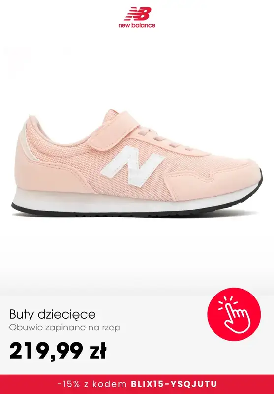 New Balance - gazetka promocyjna -15% na wybrane produkty od poniedziałku 31.08 do niedzieli 06.09 - strona 9