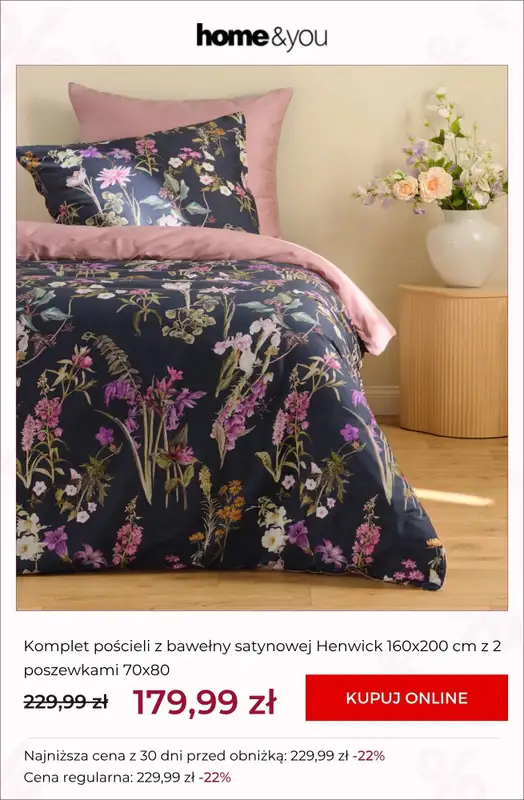 home&you - gazetka promocyjna SALE do -70% od poniedziałku 31.08 do wtorku 08.09 - strona 12