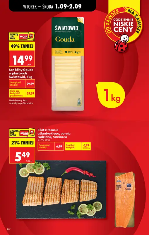 Biedronka - gazetka promocyjna Od wtorku od wtorku 01.09 do soboty 05.09 - strona 6