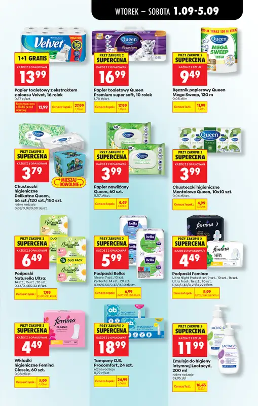 Biedronka - gazetka promocyjna Od wtorku od wtorku 01.09 do soboty 05.09 - strona 69