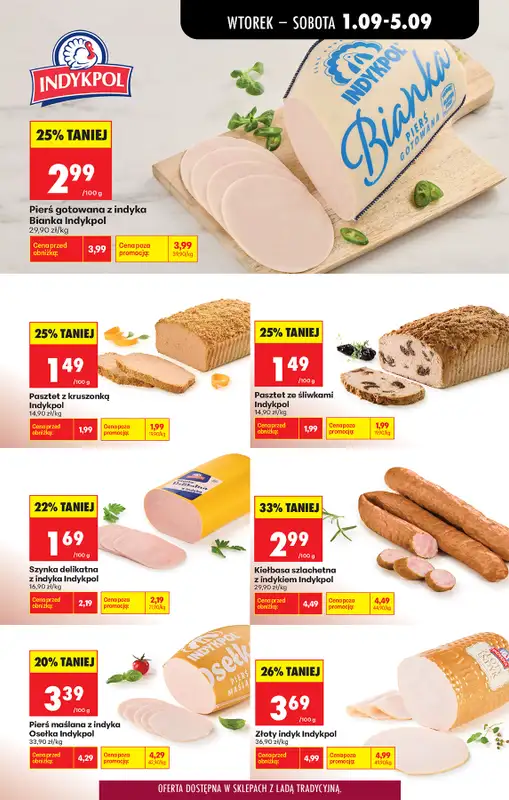 Biedronka - gazetka promocyjna Od wtorku, Z ladą tradycyjną od wtorku 01.09 do soboty 05.09 - strona 33