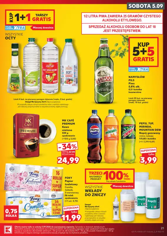Kaufland - gazetka promocyjna Gazetka Tygodnia od czwartku 03.09 do środy 09.09 - strona 21