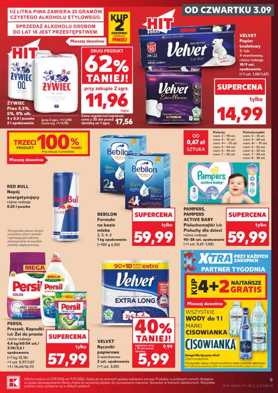 Kaufland - gazetka promocyjna Gazetka Tygodnia od czwartku 03.09 do środy 09.09 - strona 9