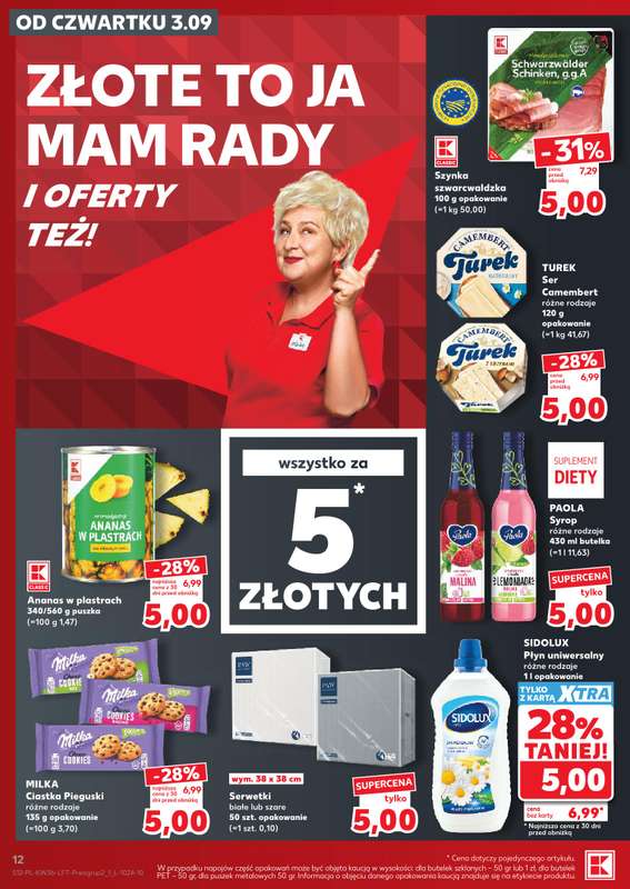 Kaufland - gazetka promocyjna Gazetka Tygodnia od czwartku 03.09 do środy 09.09 - strona 12