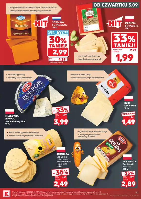 Kaufland - gazetka promocyjna Gazetka Tygodnia od czwartku 03.09 do środy 09.09 - strona 27