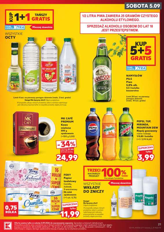 Kaufland - gazetka promocyjna Gazetka Tygodnia od czwartku 03.09 do środy 09.09 - strona 21