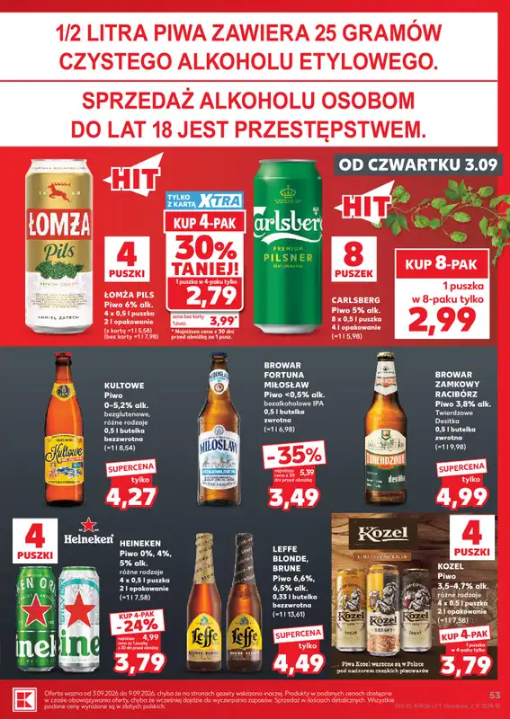 Kaufland - gazetka promocyjna Gazetka Tygodnia od czwartku 03.09 do środy 09.09 - strona 53