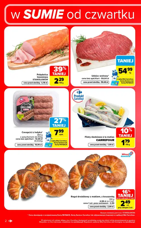 Carrefour Market - gazetka promocyjna W sumie od czwartku weekend okazji od czwartku 03.09 do soboty 05.09 - strona 2