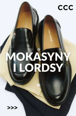 CCC - gazetka promocyjna Mokasyny i lordsy męskie od środy 02.09 