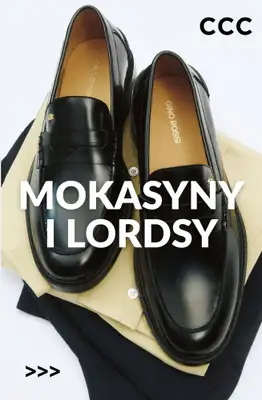 CCC - gazetka promocyjna Mokasyny i lordsy męskie od środy 02.09 