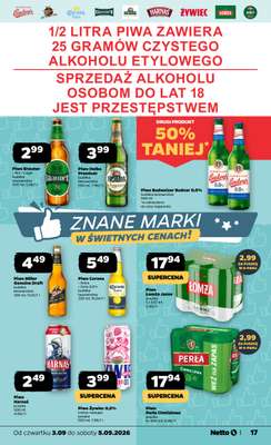 Netto - gazetka promocyjna Gazetka Spożywcza od czwartku 03.09 do soboty 05.09 - strona 17