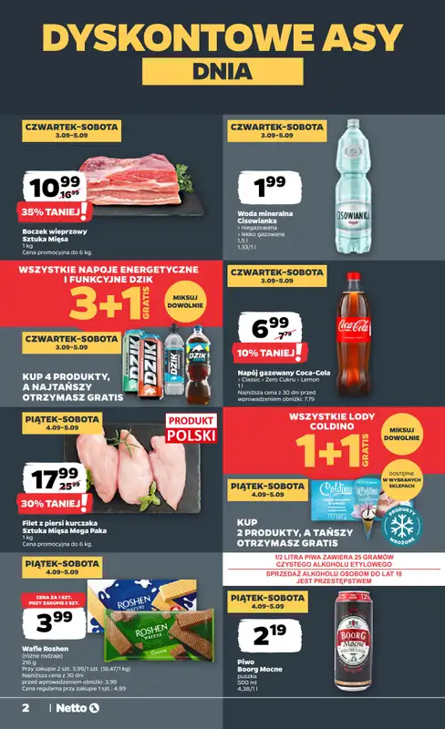 Netto - gazetka promocyjna Gazetka Spożywcza od czwartku 03.09 do soboty 05.09 - strona 2