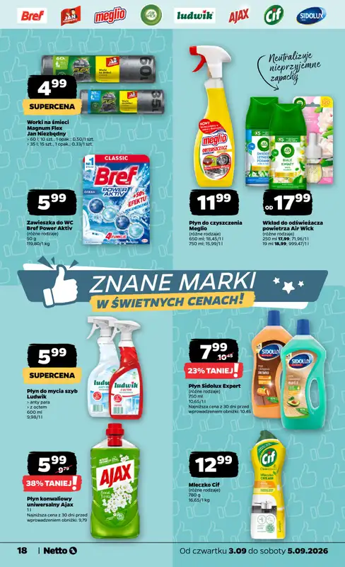 Netto - gazetka promocyjna Gazetka Spożywcza od czwartku 03.09 do soboty 05.09 - strona 18