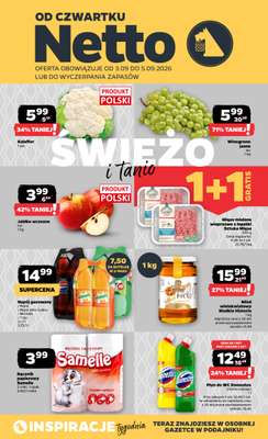 Netto - gazetka promocyjna Gazetka Spożywcza od czwartku 03.09 do soboty 05.09