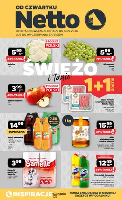 Netto - gazetka promocyjna Gazetka Spożywcza od czwartku 03.09 do soboty 05.09