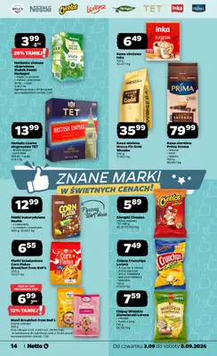 Netto - gazetka promocyjna Gazetka Spożywcza od czwartku 03.09 do soboty 05.09 - strona 14