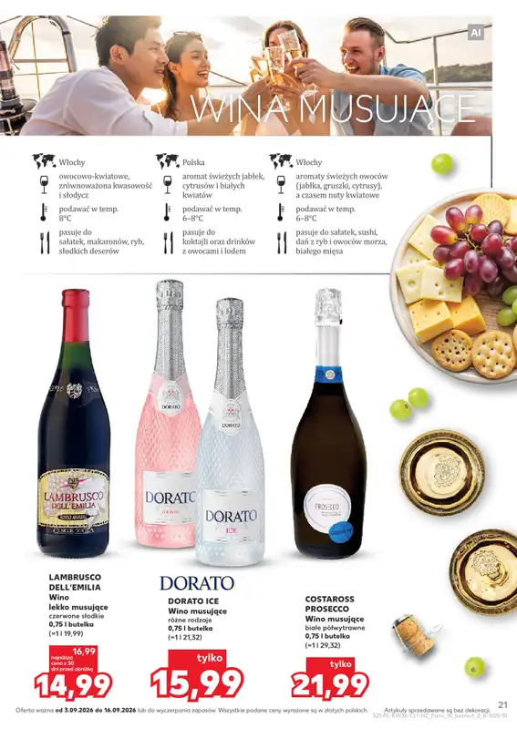 Kaufland - gazetka promocyjna Barek Kauflandu  do środy 16.09 - strona 21