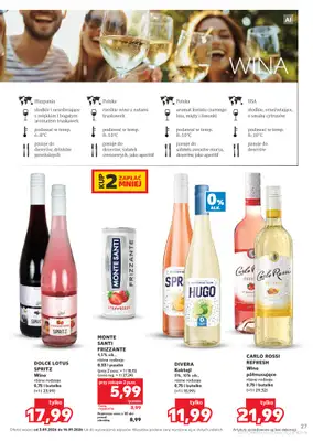 Kaufland - gazetka promocyjna Barek Kauflandu  do środy 16.09 - strona 27