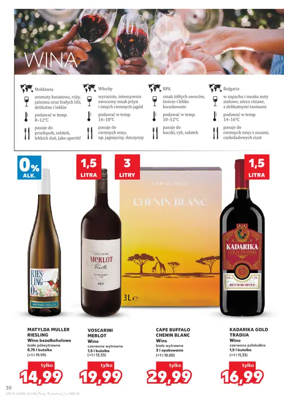 Kaufland - gazetka promocyjna Barek Kauflandu  do środy 16.09 - strona 30