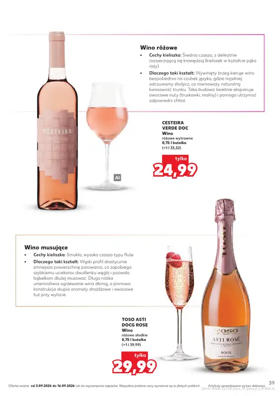 Kaufland - gazetka promocyjna Barek Kauflandu  do środy 16.09 - strona 39