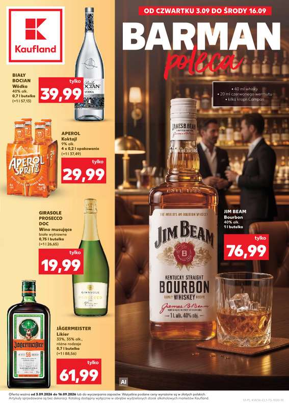 Kaufland - gazetka promocyjna Barek Kauflandu  do środy 16.09