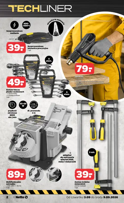 Netto - gazetka promocyjna Inspiracje tygodnia - Narzędzia  do środy 09.09 - strona 2