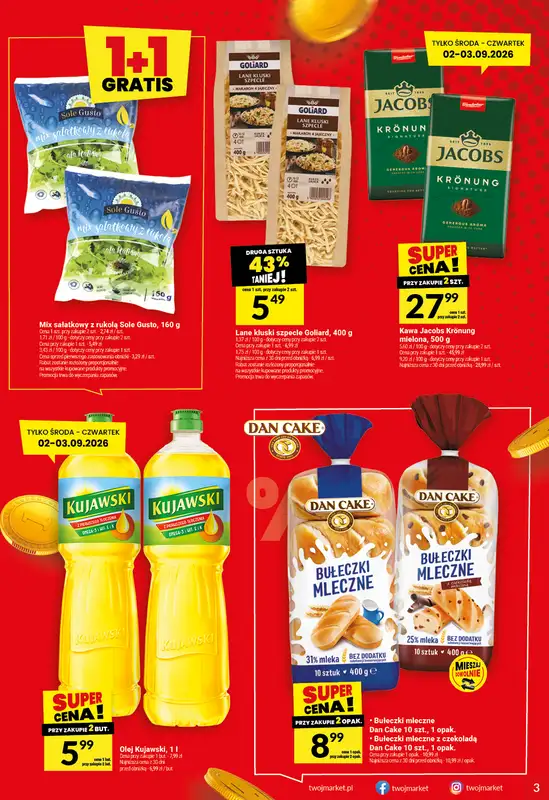 Twój Market - gazetka promocyjna Gazetka od środy 02.09 do wtorku 08.09 - strona 3