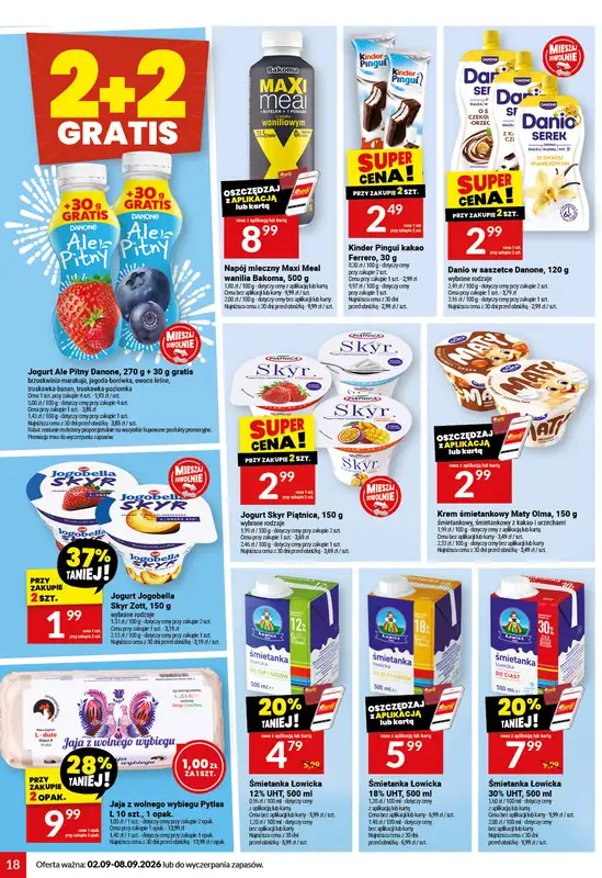 Twój Market - gazetka promocyjna Gazetka od środy 02.09 do wtorku 08.09 - strona 18