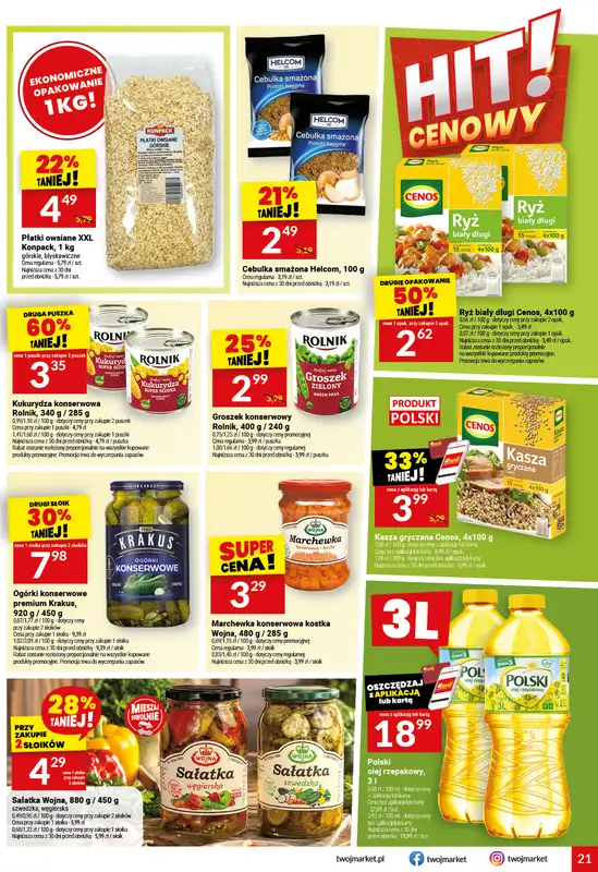 Twój Market - gazetka promocyjna Gazetka od środy 02.09 do wtorku 08.09 - strona 21