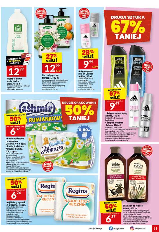 Twój Market - gazetka promocyjna Gazetka od środy 02.09 do wtorku 08.09 - strona 31