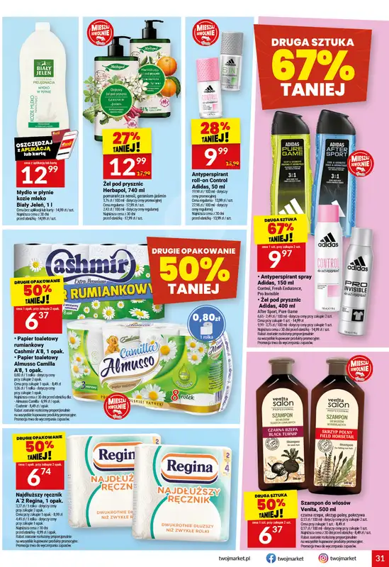 Twój Market - gazetka promocyjna Gazetka od środy 02.09 do wtorku 08.09 - strona 31