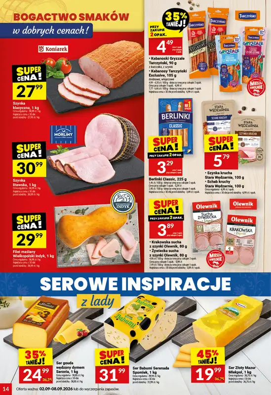 Twój Market - gazetka promocyjna Gazetka od środy 02.09 do wtorku 08.09 - strona 14