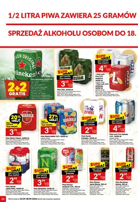 Twój Market - gazetka promocyjna Gazetka od środy 02.09 do wtorku 08.09 - strona 26